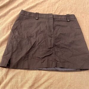 BCBGMaxAzria Chocolate Brown Y2K Micro Mini Skirt Size 10